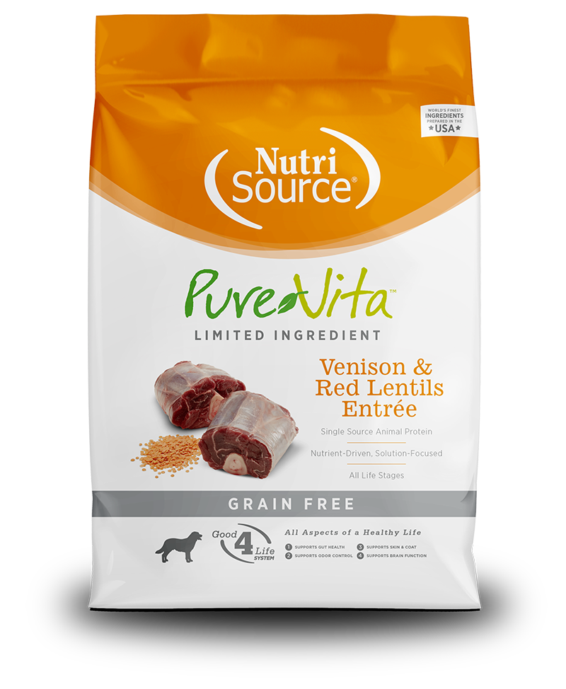 PureVita Grain Free Venison and Red Lentils Dry Dog Food