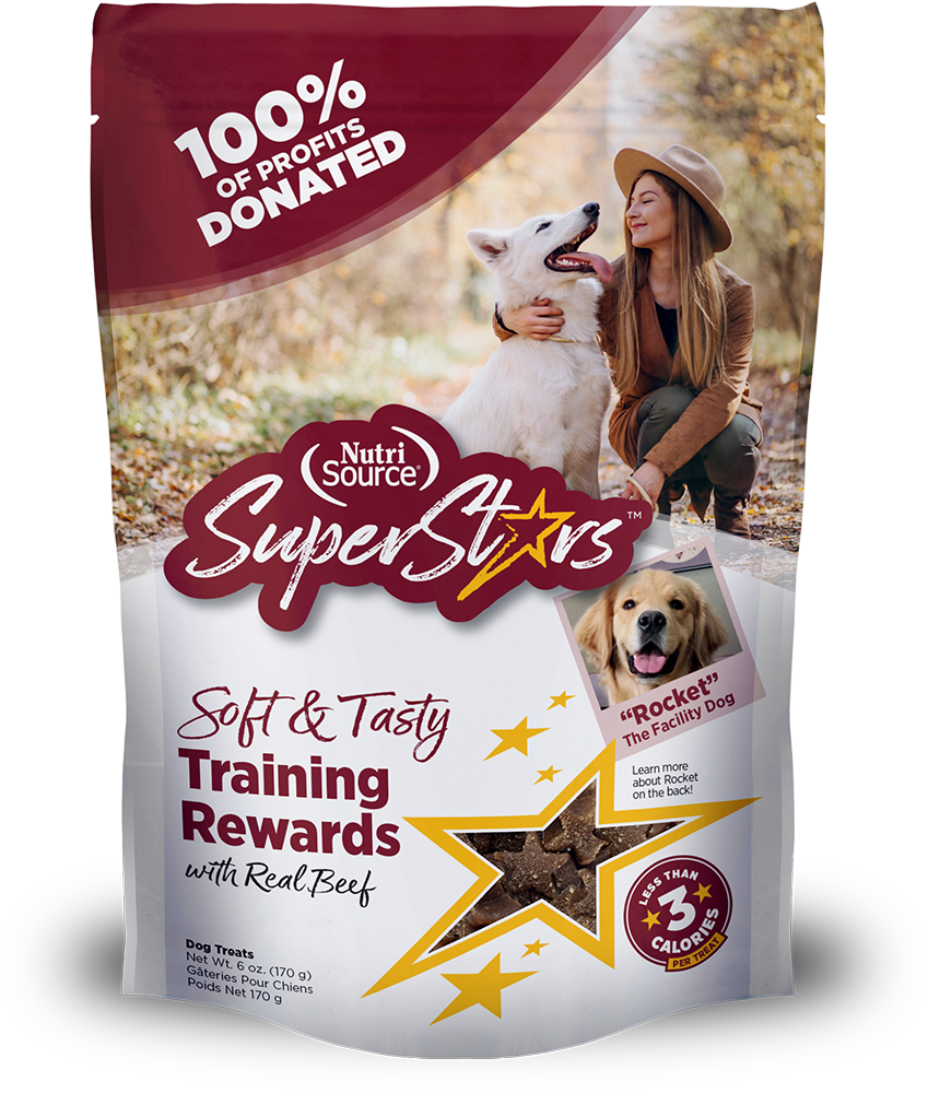 Nutrisource SuperStars Soft and Tasty Training Treats with Beef