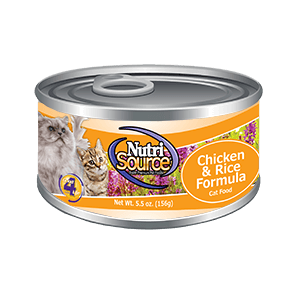 Nutrisource Chicken & Rice Canned Cat Formula
