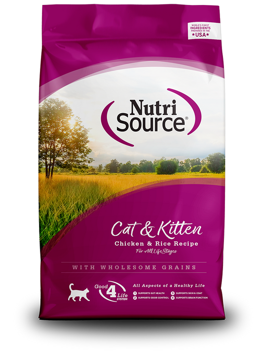 Nutrisource Cat and Kitten Chicken and Rice Formula