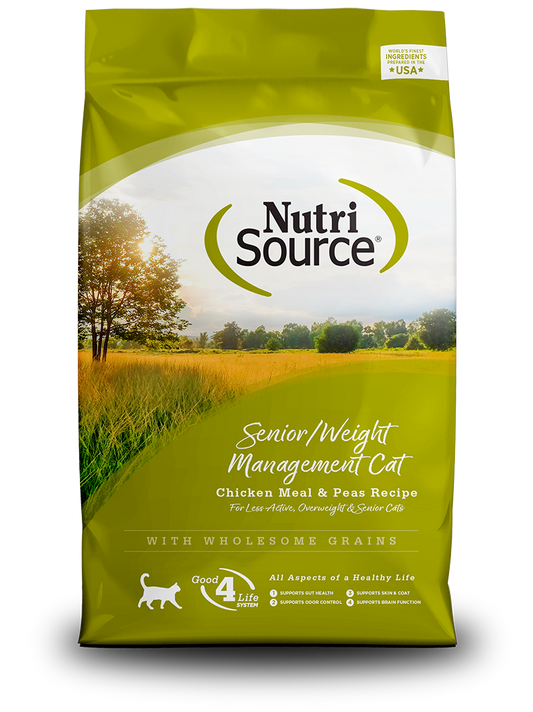 Nutrisource Senior/Weight Management Chicken and Peas Formula