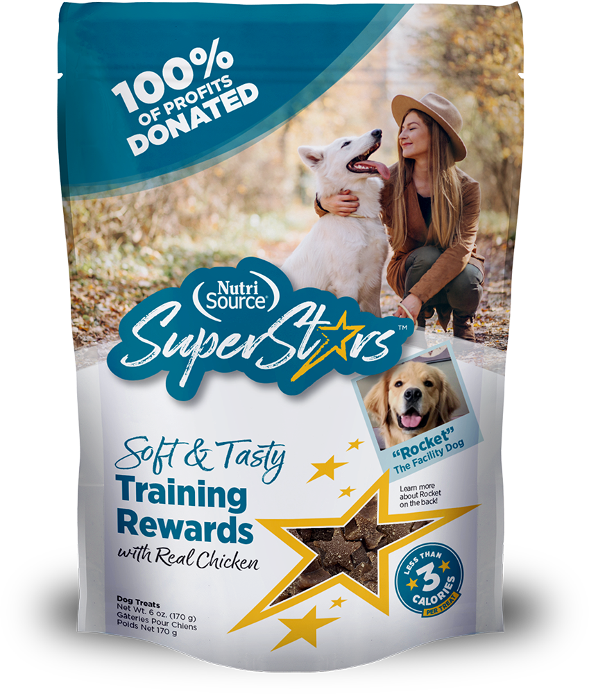 Nutrisource SuperStars Soft and Tasty Training Treats with Chicken For Dogs