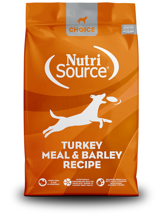 Nutrisource Choice for Dogs Turkey Meal & Barley Recipe