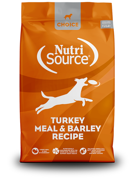 Nutrisource Choice Turkey Meal and Barley Recipe Dry Dog Food
