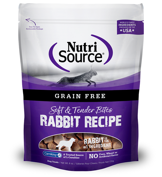 Nutrisource Grain Free Rabbit Dog Treats