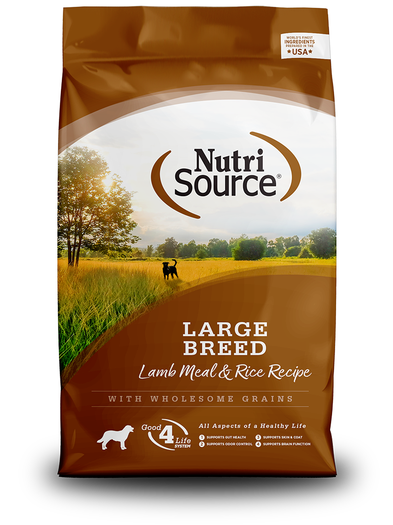 Nutrisource Large Breed Adult Lamb Meal and Rice Dry Dog Food