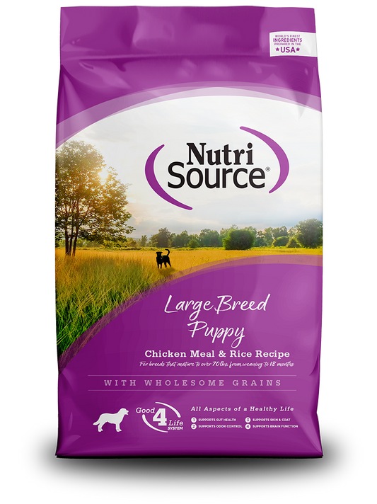 Nutrisource Large Breed Puppy Chicken & Rice Formula