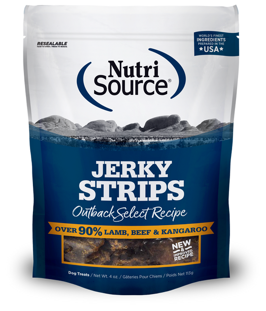 Nutrisource Jerky Strips Outback Select Recipe Dog Treats