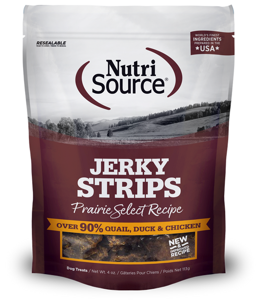 Nutrisource Jerky Strips Prairie Select Recipe Dog Treats