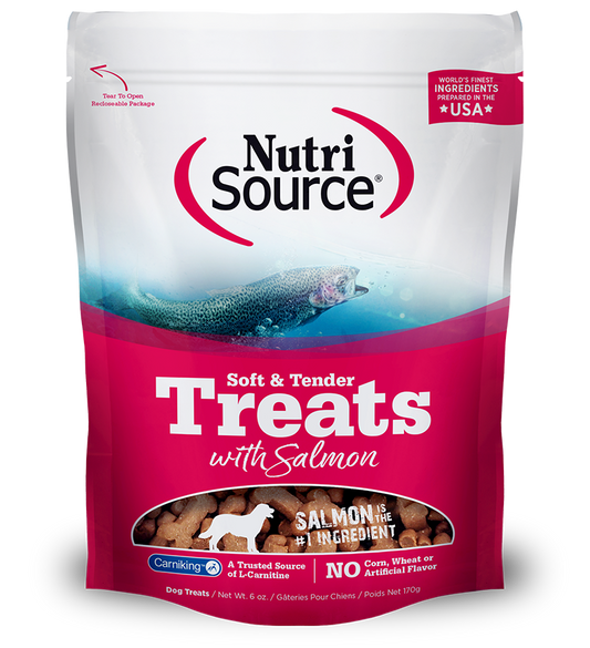 Nutrisource Soft and Tender Salmon Dog Treats