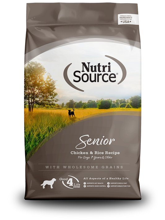 Nutrisource Senior Chicken & Rice Formula