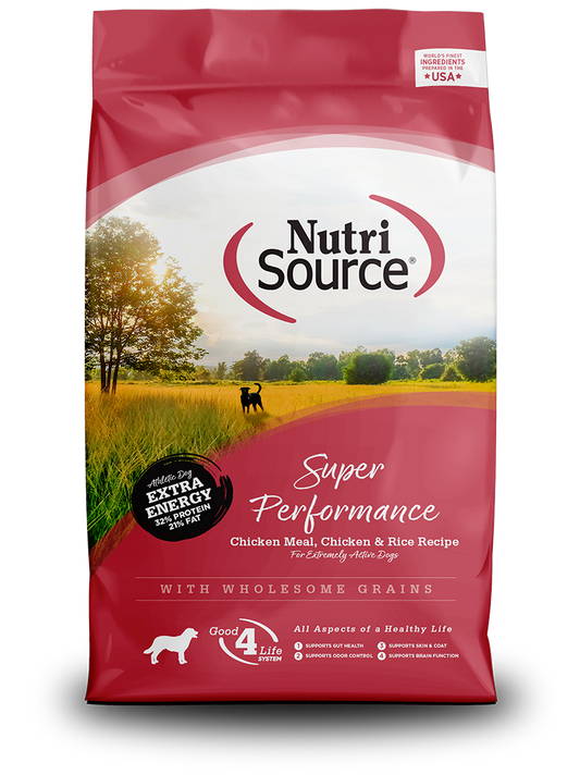 Nutrisource Super Performance Chicken & Rice Formula
