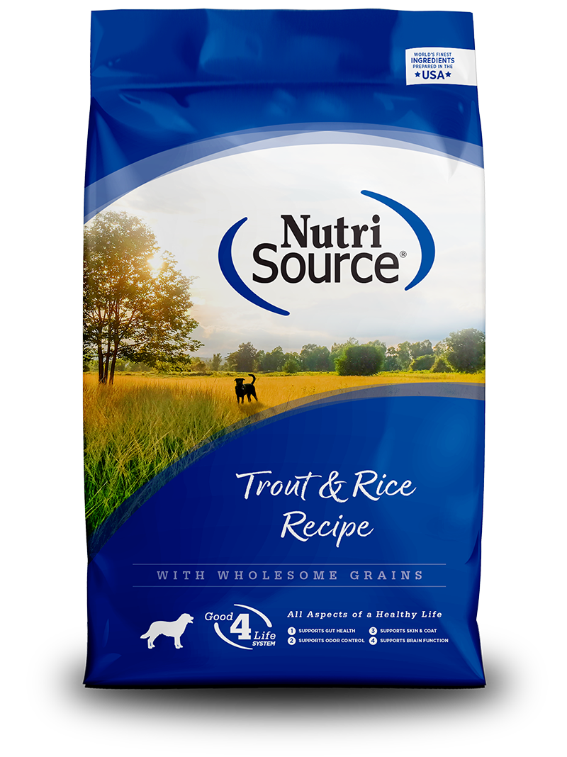 Nutrisource Adult Trout & Rice Formula