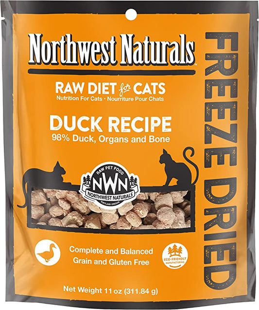 Northwest Naturals Freeze-Dried Duck Recipe for Cats