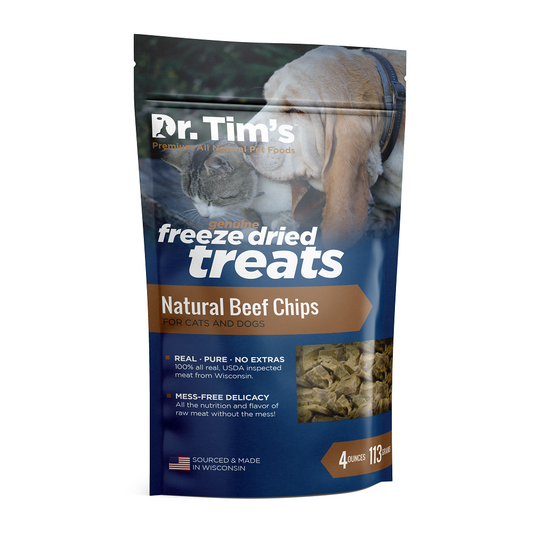 Dr. Tim's Natural Beef Chips for Cats & Dogs