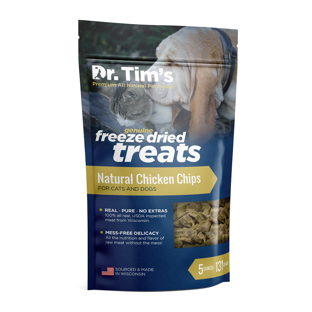 Dr. Tim's Natural Chicken Chips for Cats & Dogs