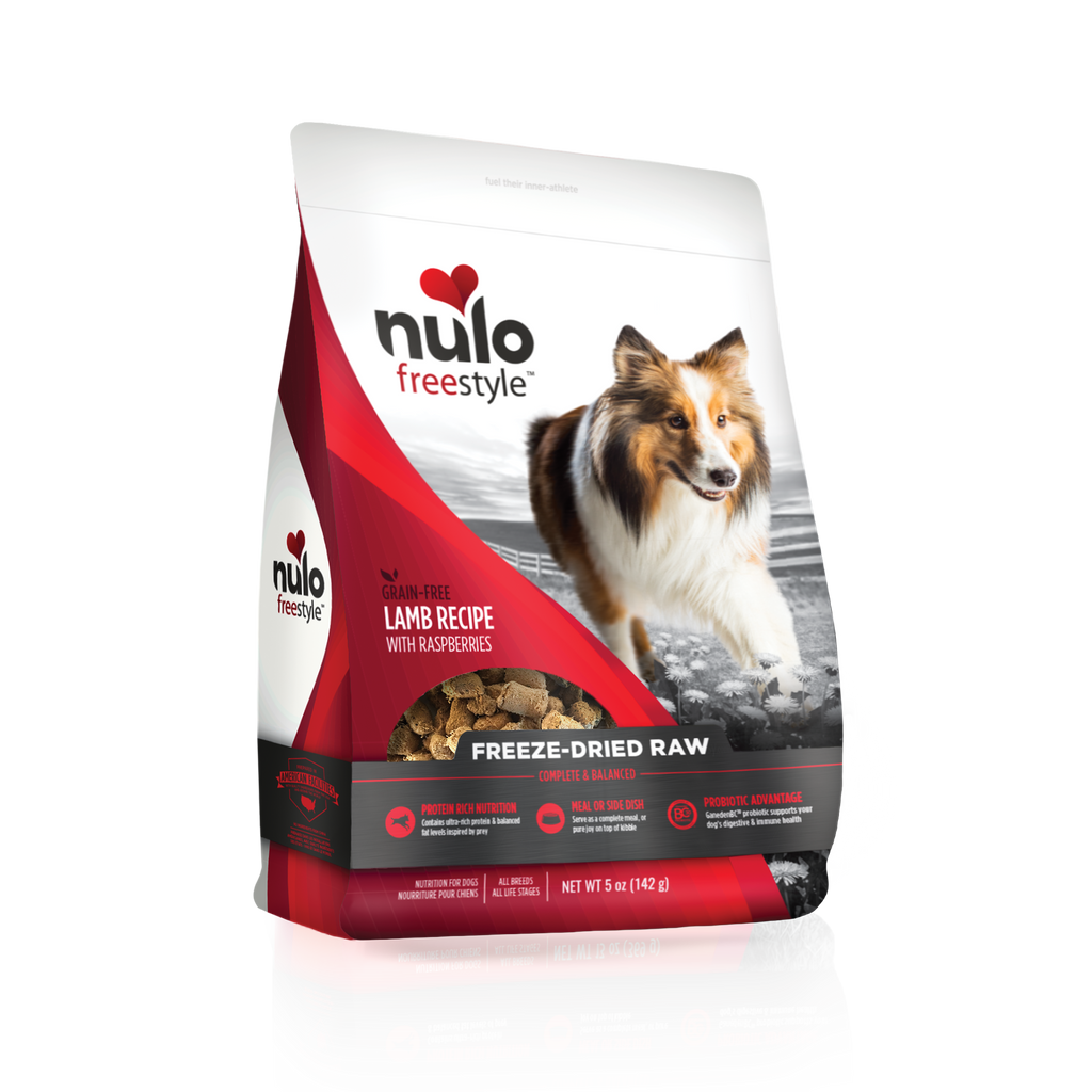 Nulo Freestyle Freeze-Dried Raw Lamb with Raspberries for Dogs