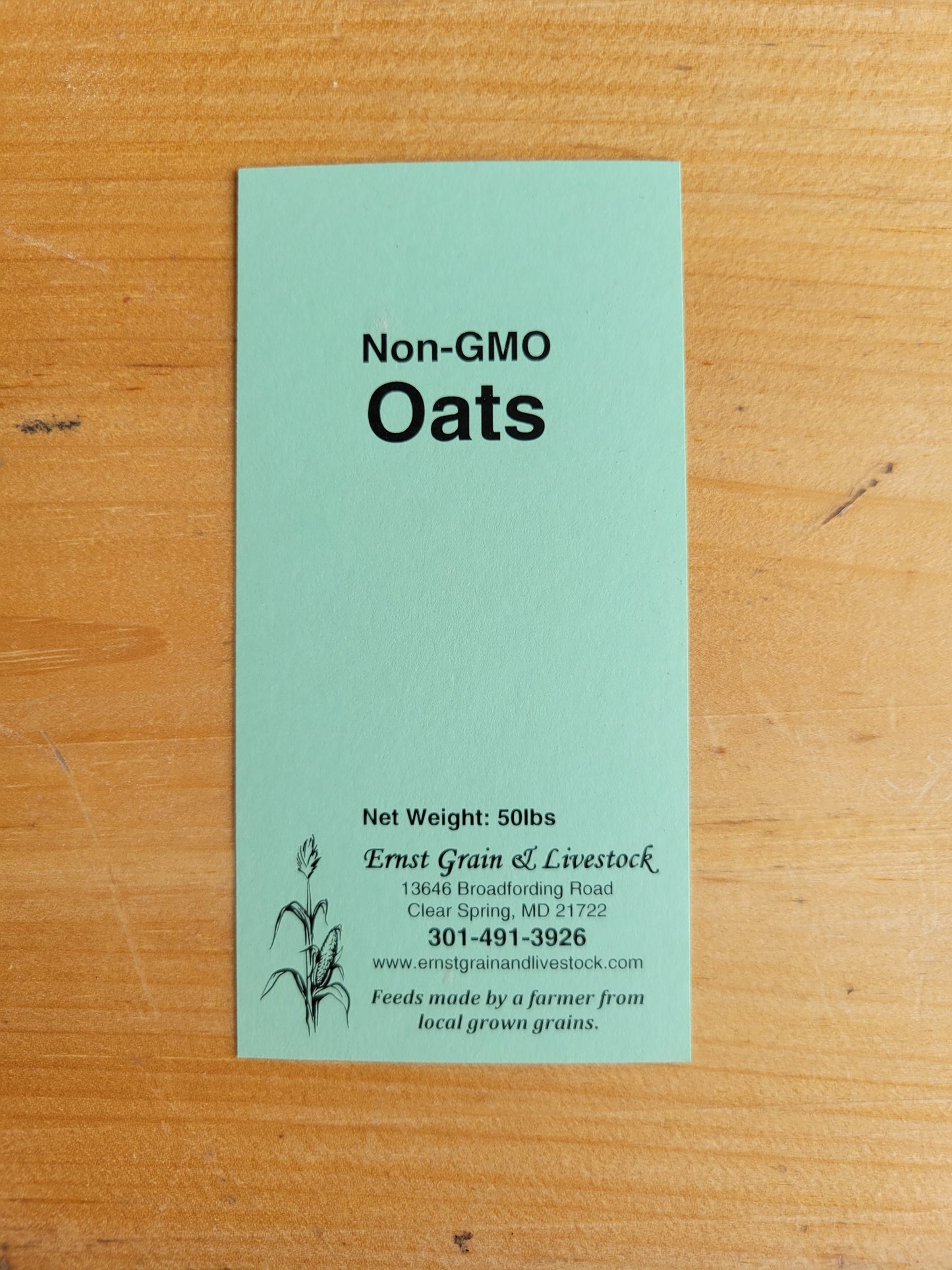 Ernst Grain Oats, Non-GMO