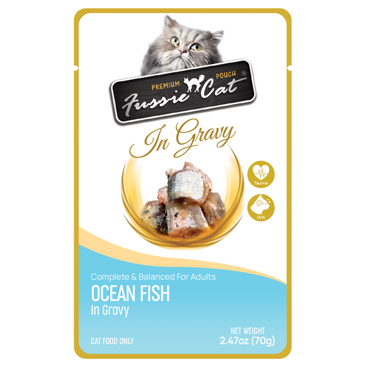 Fussie Cat Ocean Fish In Gravy For Cats