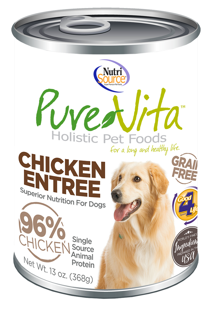 PureVita Grain Free Chicken Entrée Wet Dog Food