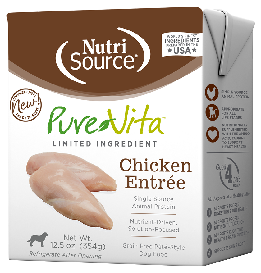 PureVita Grain Free Chicken Entrée Wet Dog Food