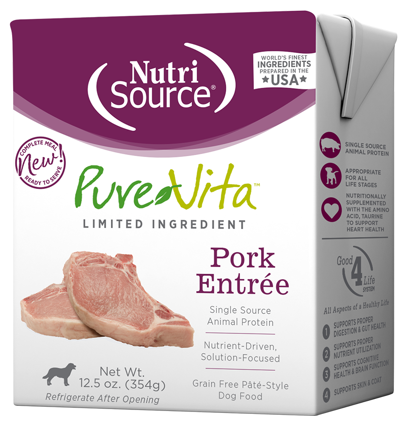 PureVita Grain Free Pork Entrée Wet Dog Food