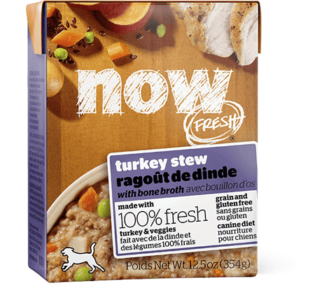 Now! Fresh Grain Free Turkey Stew for Dogs