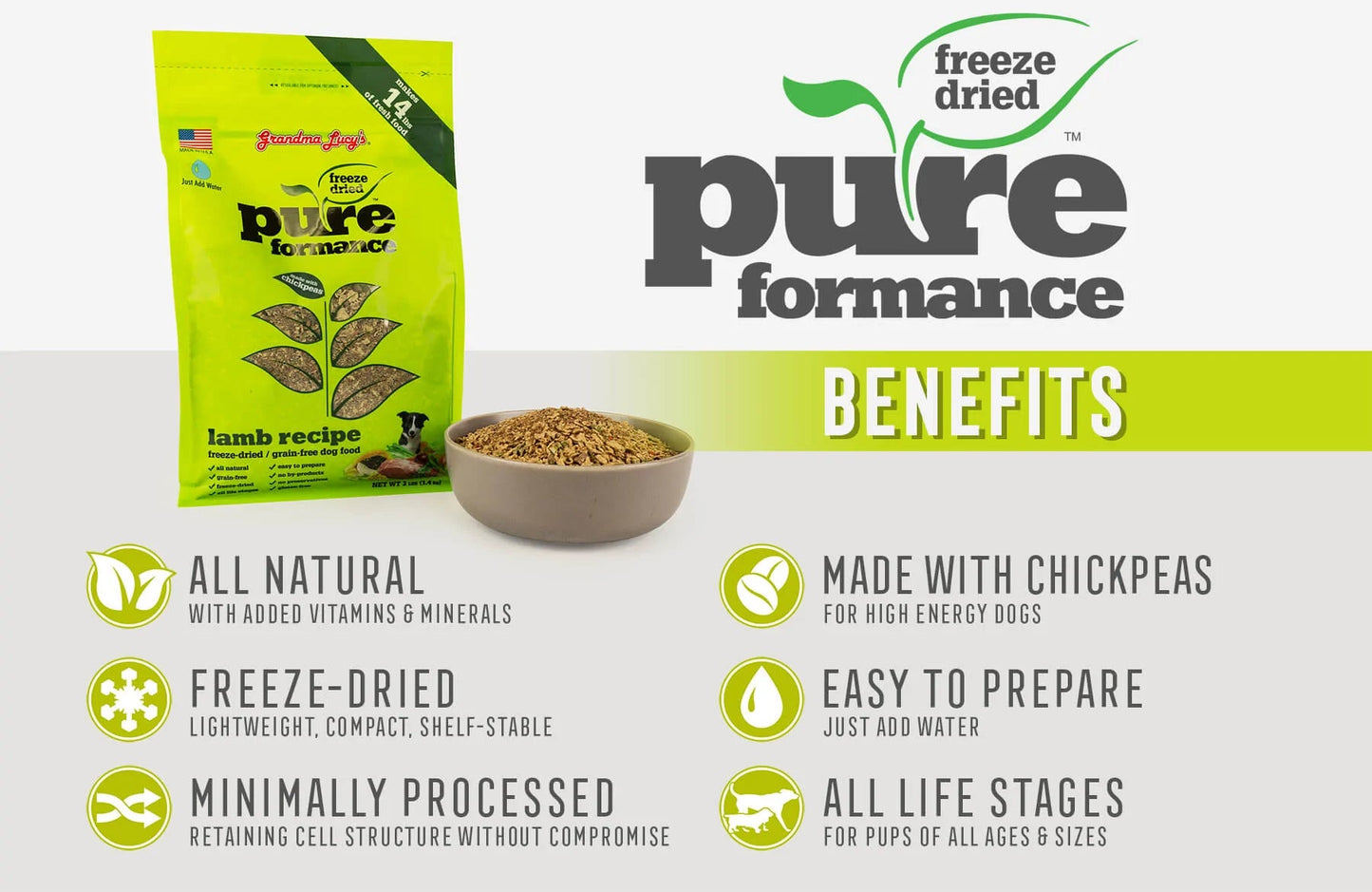 Grandma Lucy's Lamb Grain Free Pureformance Dog Food