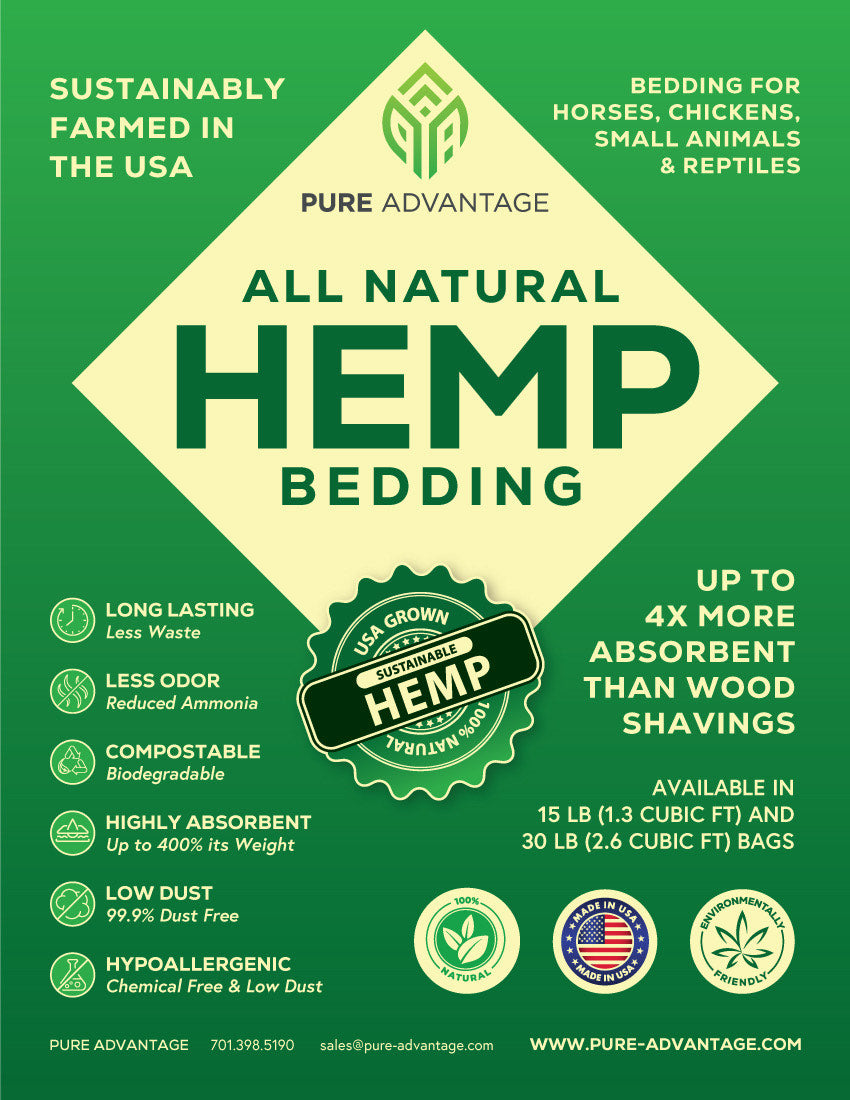 Pure Advantage Hemp Bedding