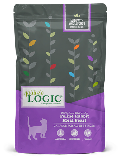 Nature's Logic Rabbit Meal Feast Dry Food for Cats