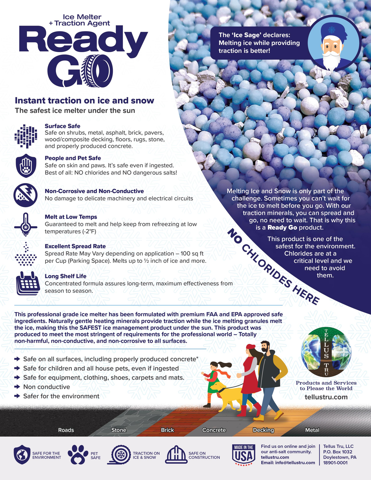 Ready Go Ice Melter with Traction Minerals