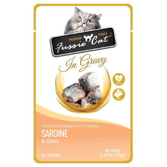 Fussie Cat Sardine in Gravy For Cats