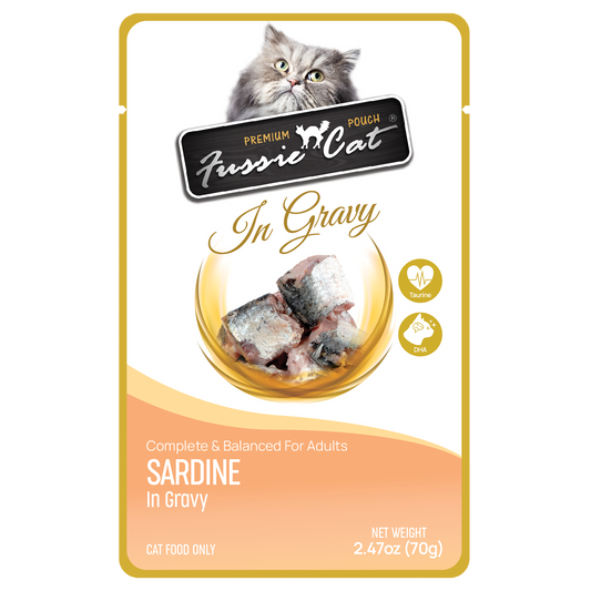 Fussie Cat Sardine in Gravy Wet Cat Food