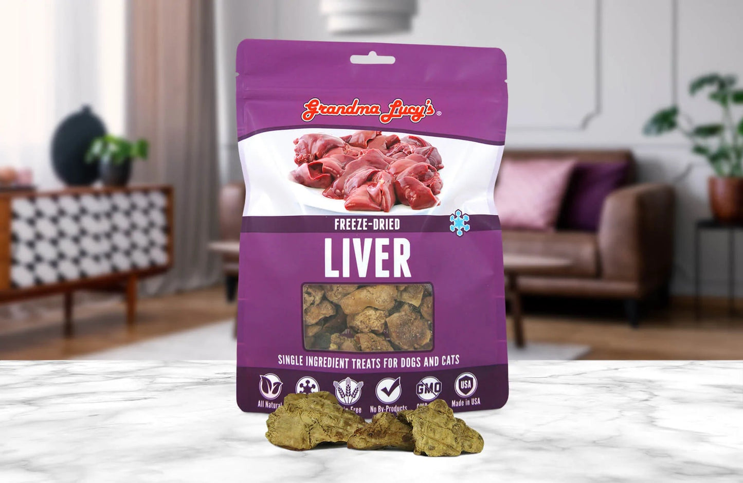Grandma Lucy's Freeze Dried Pet Treats Liver