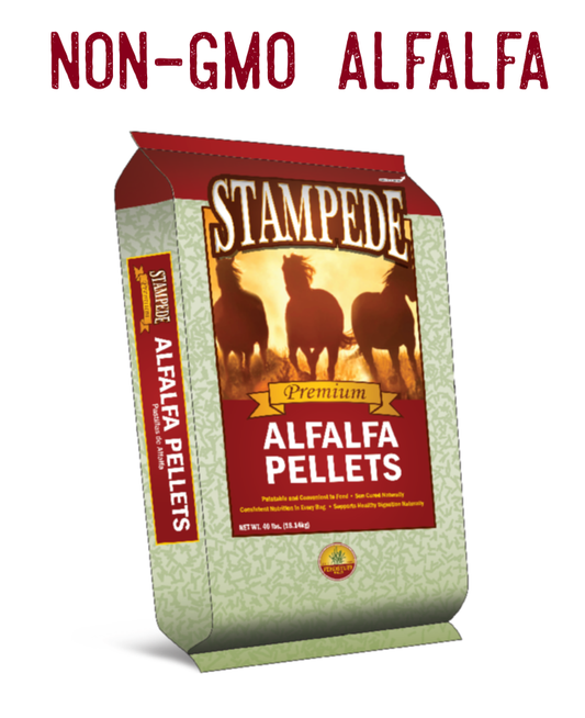 Stampede Alfalfa Pellets, Non-GMO