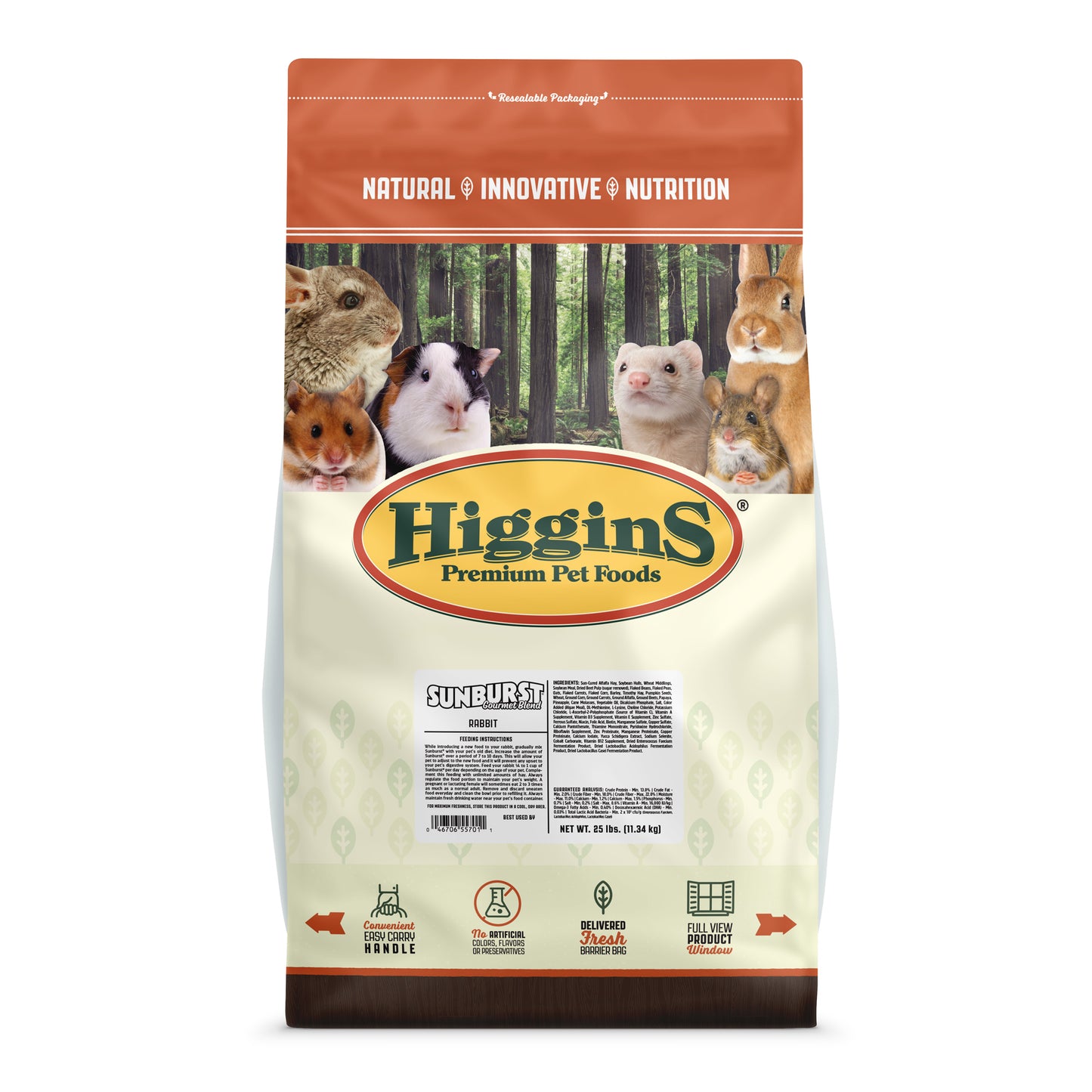 Higgins Sunburst Gourmet Blend Rabbit Food