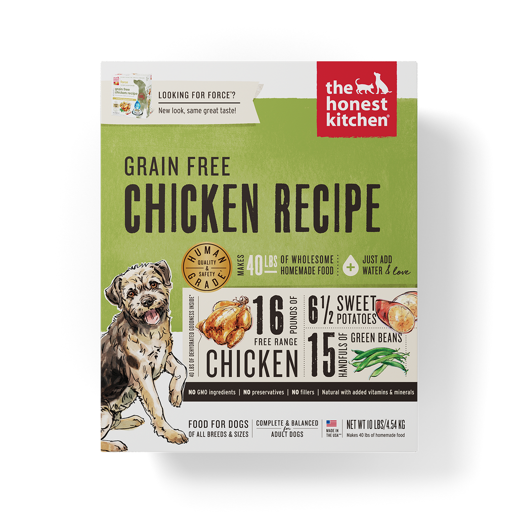 Honest Kitchen Powder The Honest Kitchen Dehydrated Grain Free Chicken for Dogs â Hearty Pet