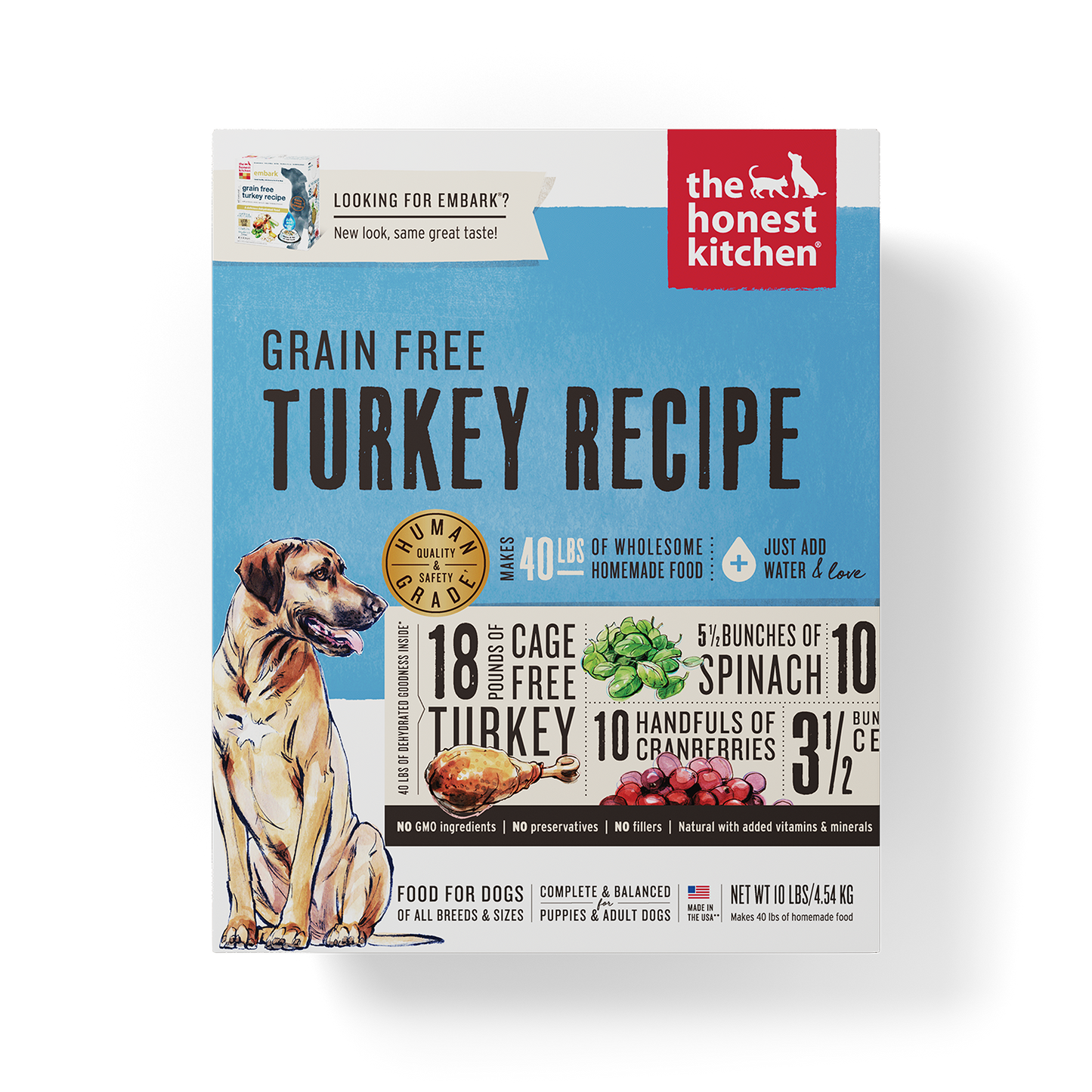 The Honest Kitchen Dehydrated Grain Free Turkey (Grace)