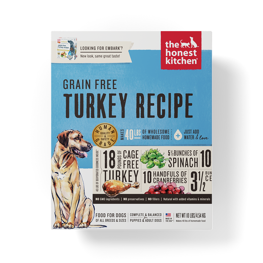 The Honest Kitchen Dehydrated Grain Free Turkey (Grace)
