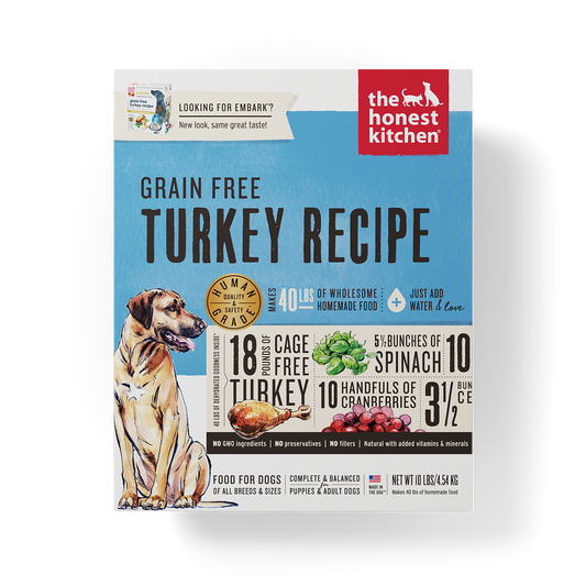 The Honest Kitchen Dehydrated Grain Free Turkey for Dogs