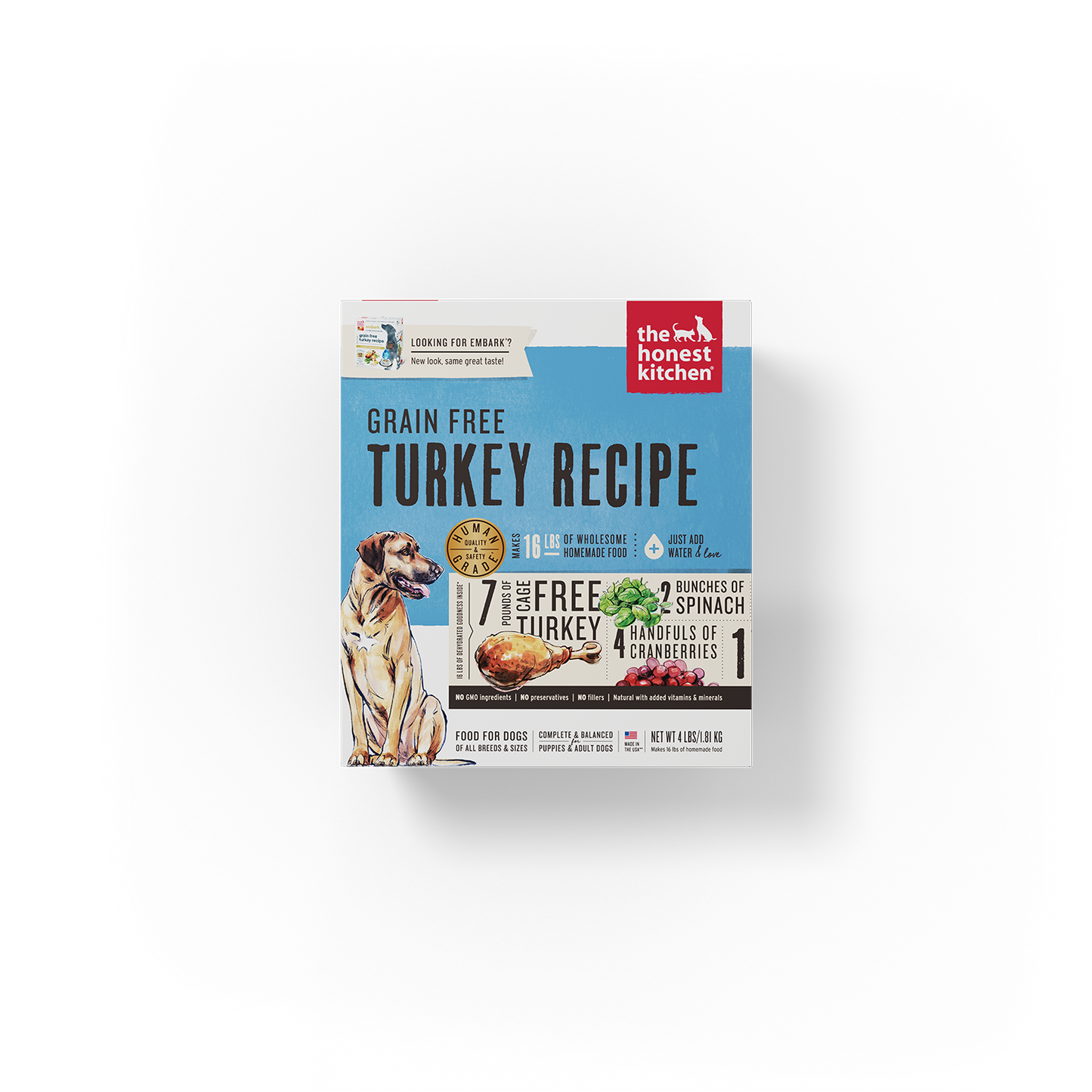 The Honest Kitchen Dehydrated Grain Free Turkey (Grace)