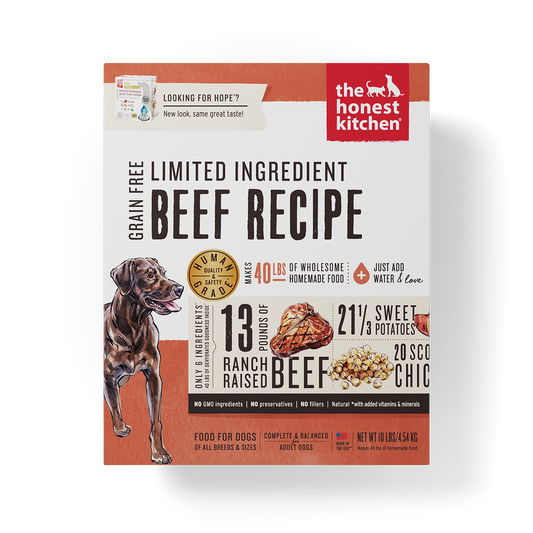 The Honest Kitchen Dehydrated Limited Ingredient Beef Dog Food