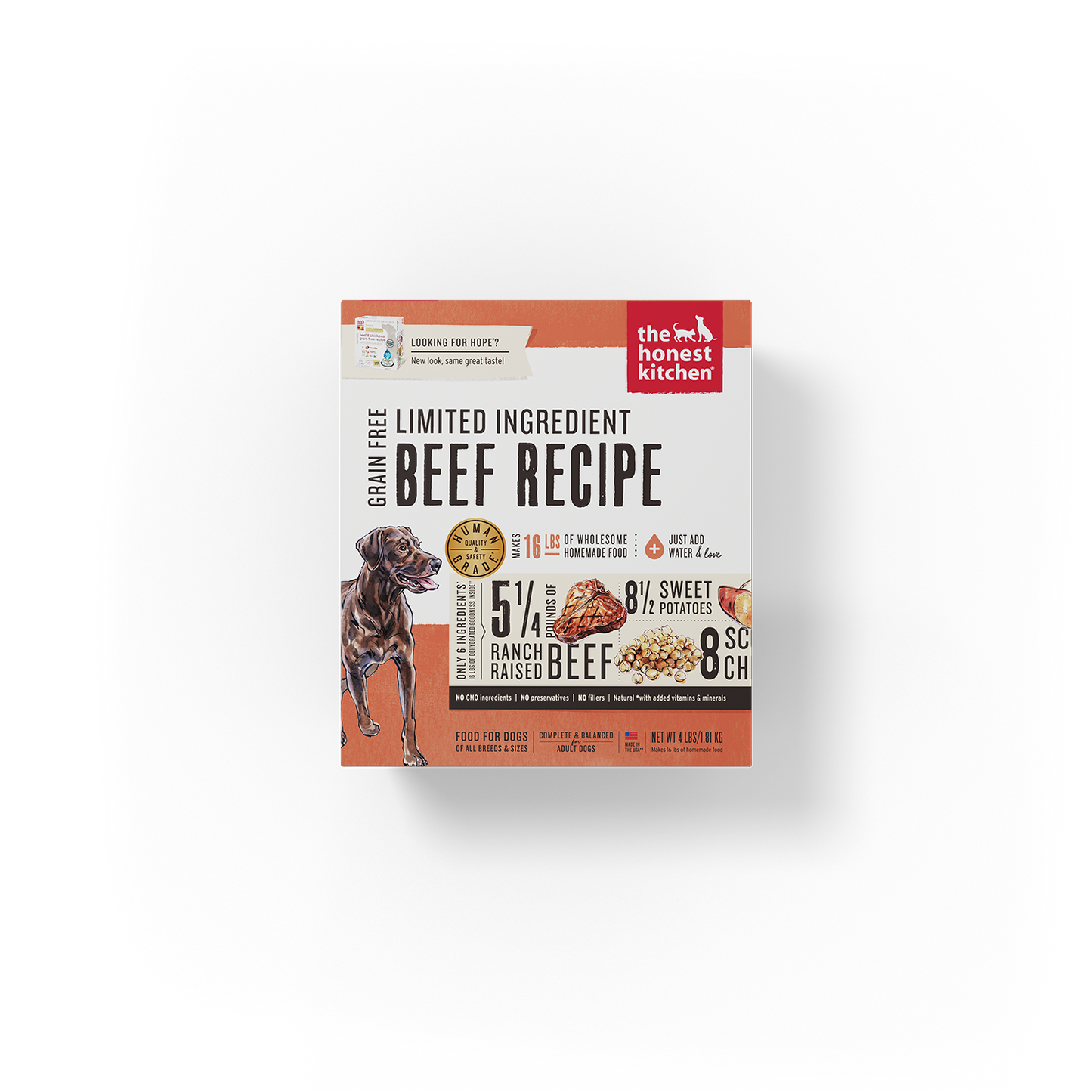 The Honest Kitchen Dehydrated Limited Ingredient Beef Dog Food