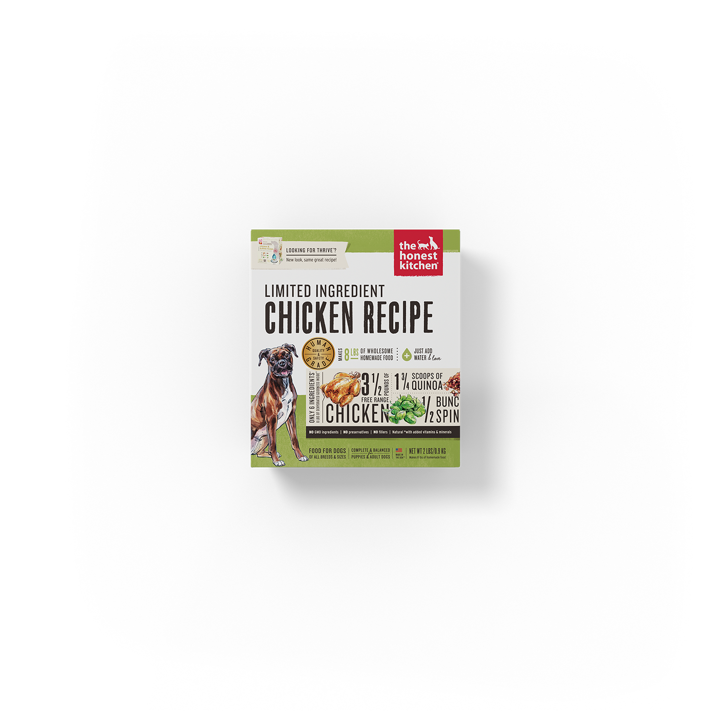 The Honest Kitchen Limited Ingredient Chicken Recipe Dehydrated Dog Food