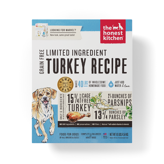 The Honest Kitchen Dehydrated Limited Ingredient Turkey Dog Food