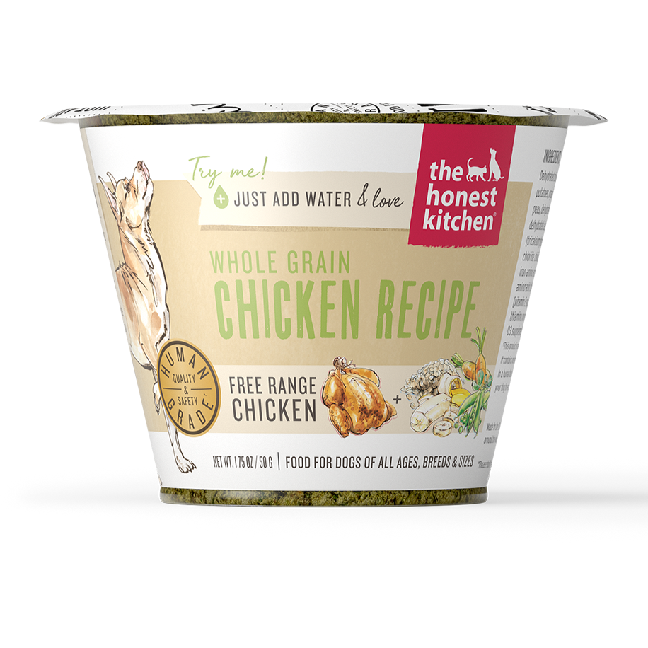 Honest Kitchen Powder The Honest Kitchen Dehydrated Whole Grain Chicken for Dogs â Hearty Pet