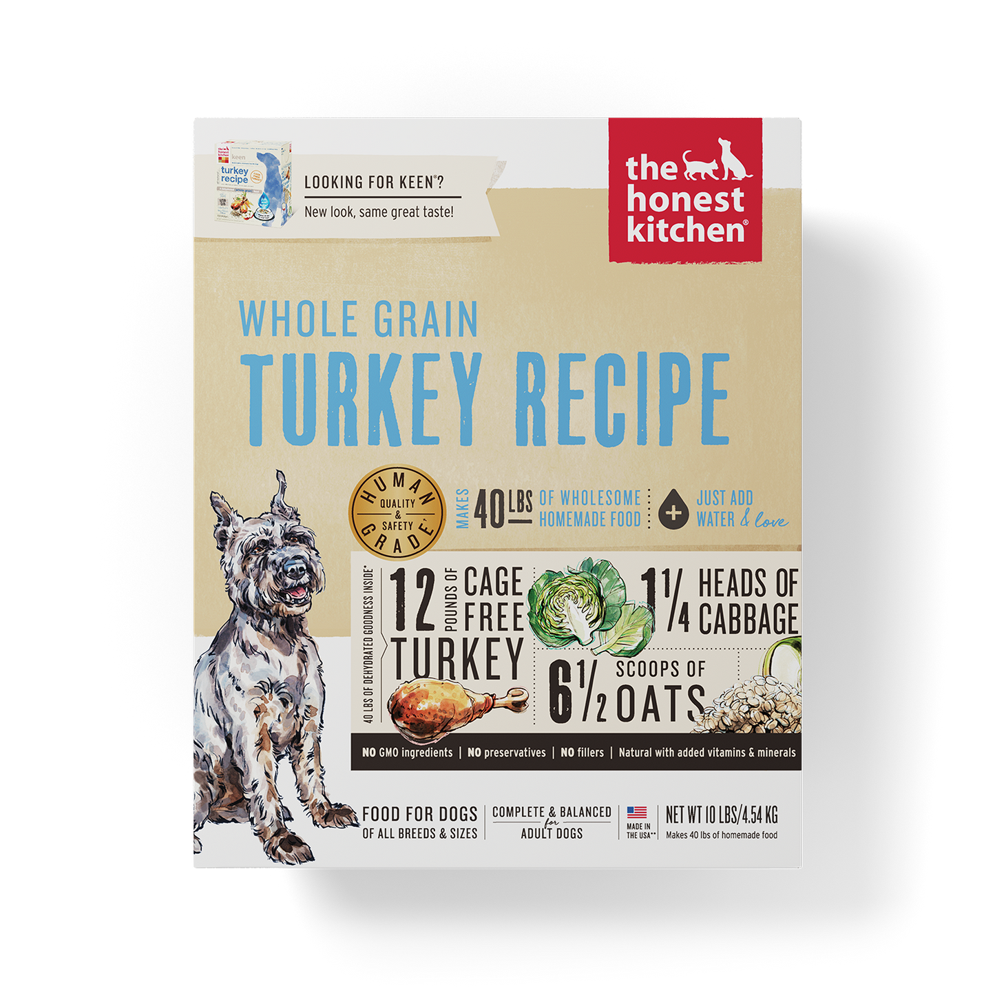 The Honest Kitchen Dehydrated Whole Grain Turkey