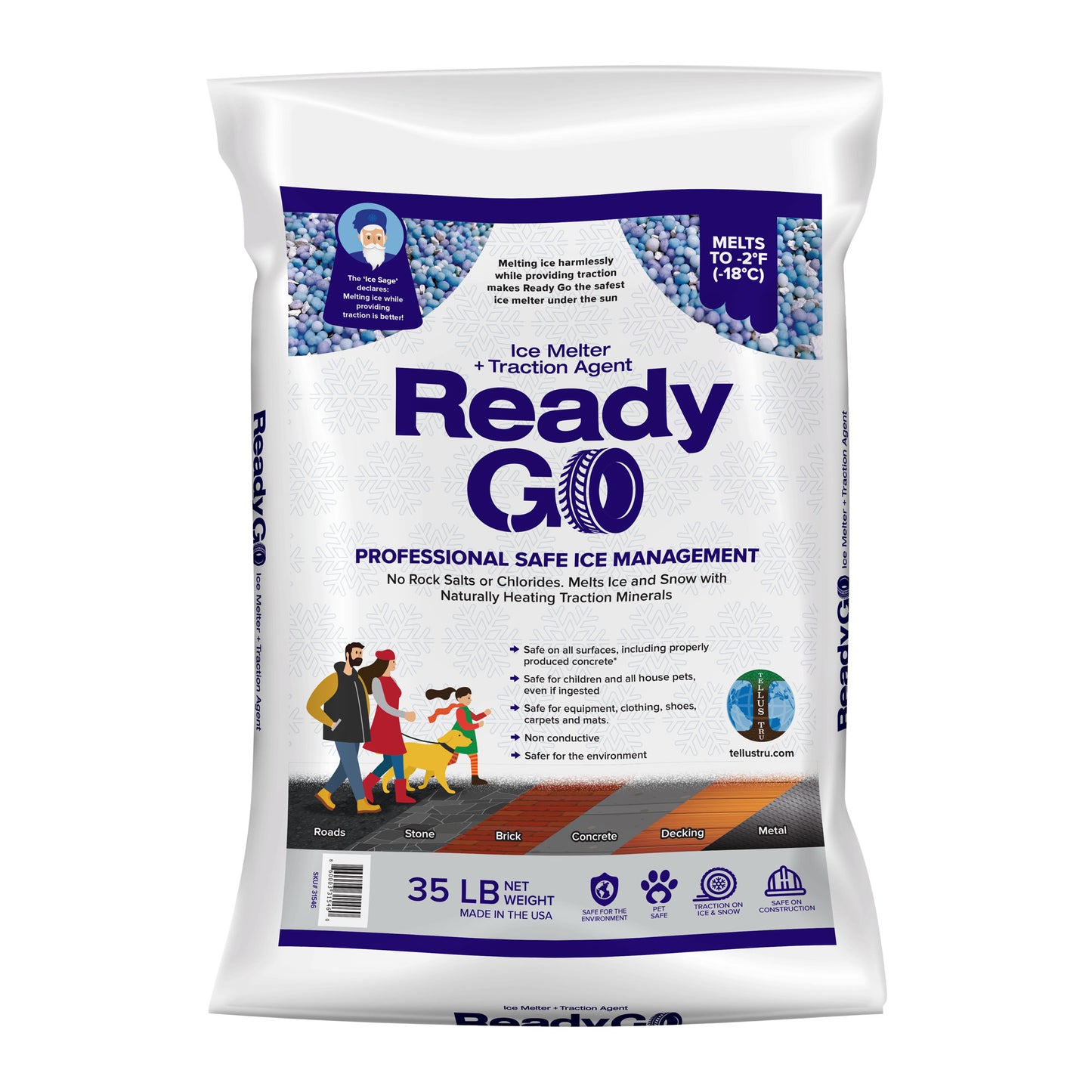 Ready Go Ice Melter with Traction Minerals