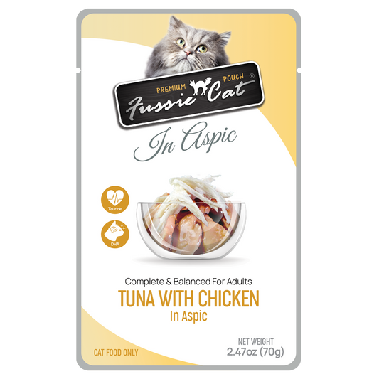 Fussie Cat Tuna With Chicken In Aspic Wet Cat Food