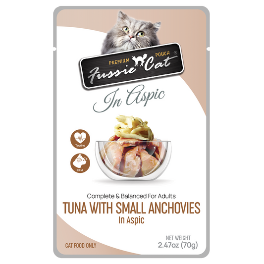 Fussie Cat Tuna With Small Anchovies In Aspic Wet Cat Food